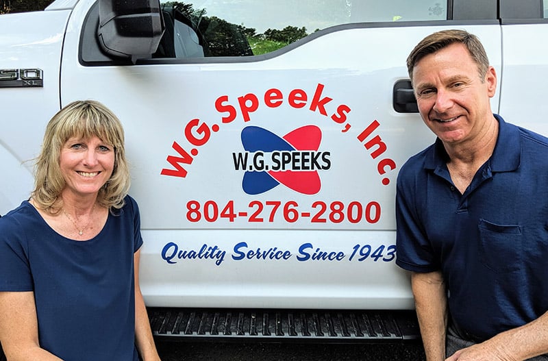 Learn about our team W.G. Speeks HVAC service in Richmond, VA