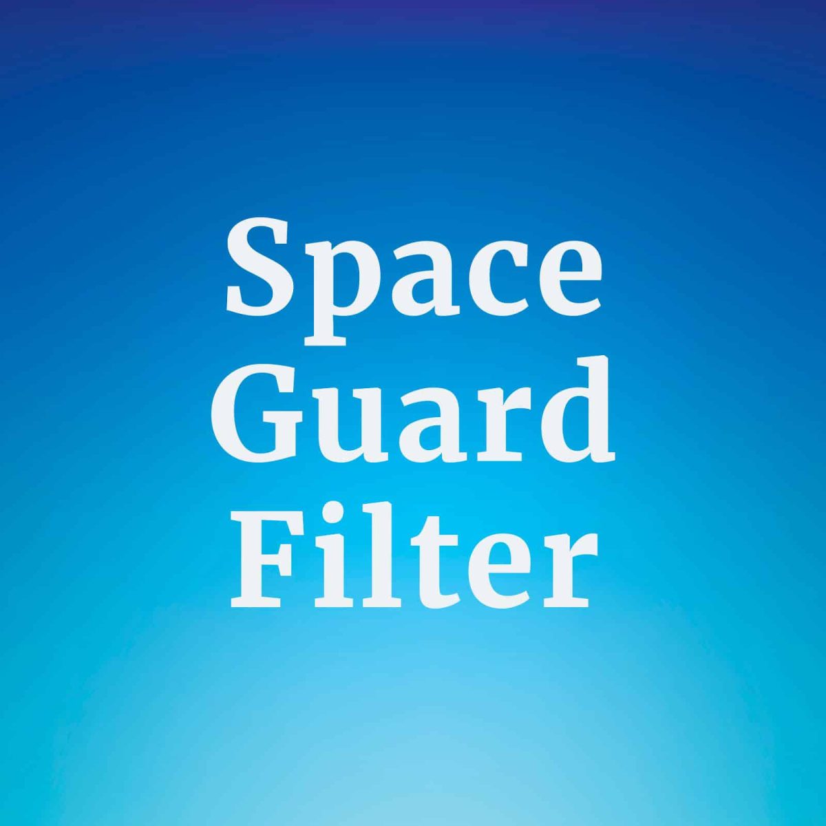 Planned Maintenance Agreement for Space Guard Filters